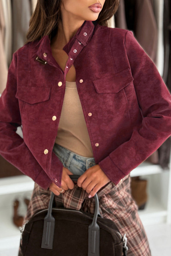 Drune | Stylish long-sleeved casual jacket with buttons