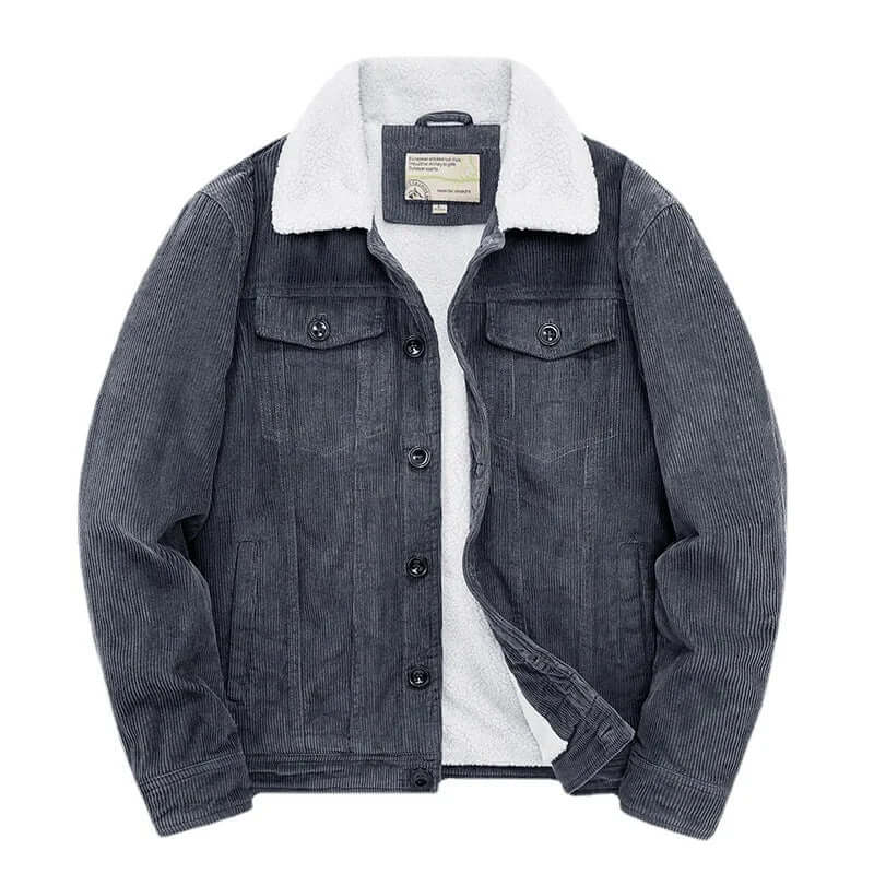 Drune | Herren Freizeit Cordjacke Windbreaker