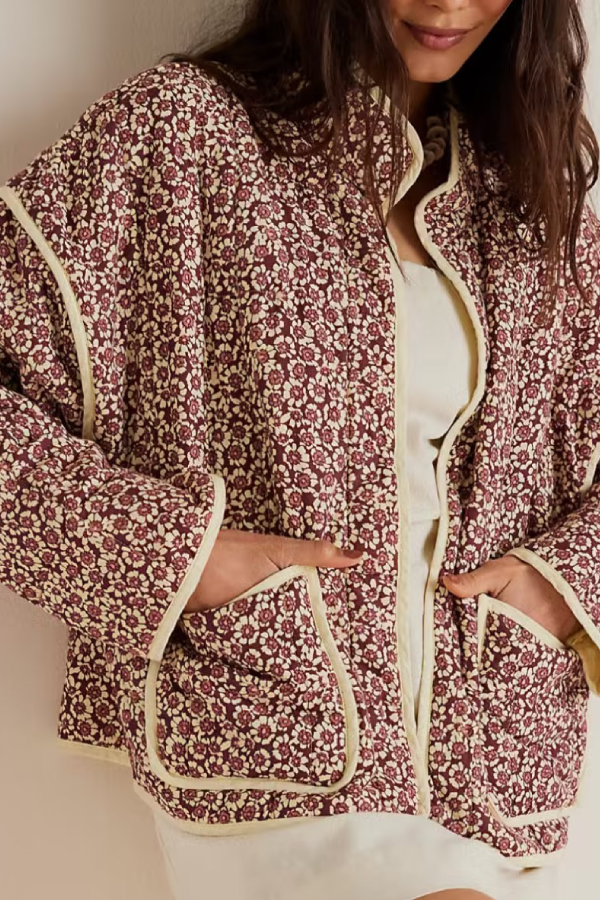 Drune | Print Dünne Tasche Cardigan Jacke
