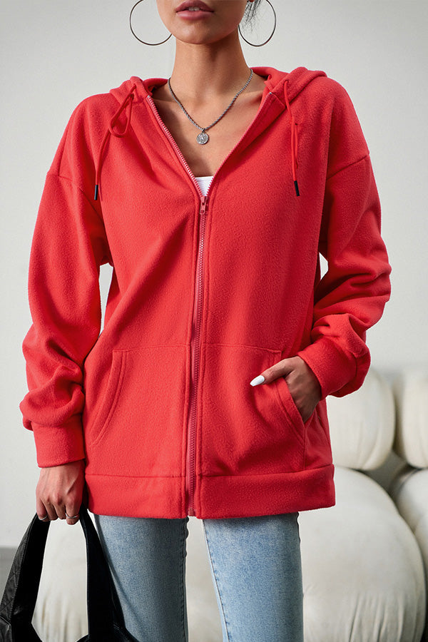 Drune | Lässiger Pullover cardigan mit Kapuze