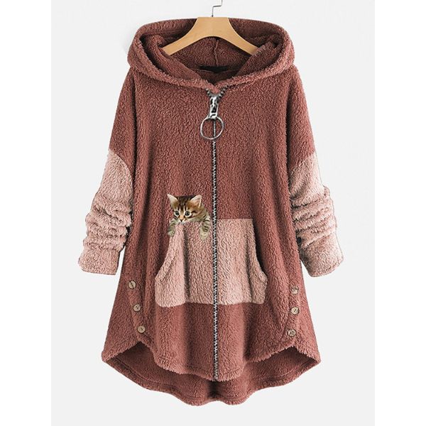 Drune | Verspielt Teddyjacke -