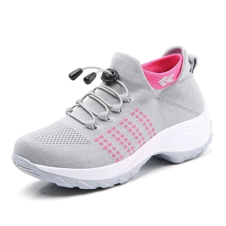 Drune - Atmungsaktive Slip-On-Sportschuhe zum Gehen für Damen | Leichte Slip-On-Wander-Sneaker aus Mesh für Damen
