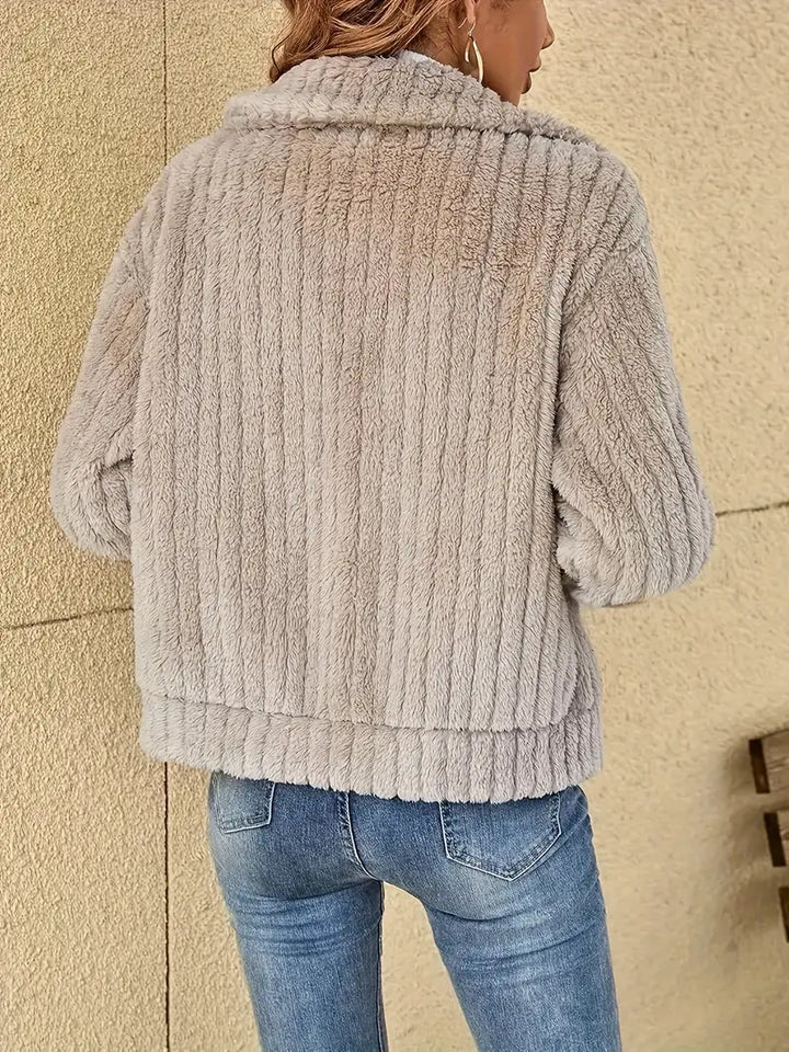 Drune | Modischer Fleece-Mantel
