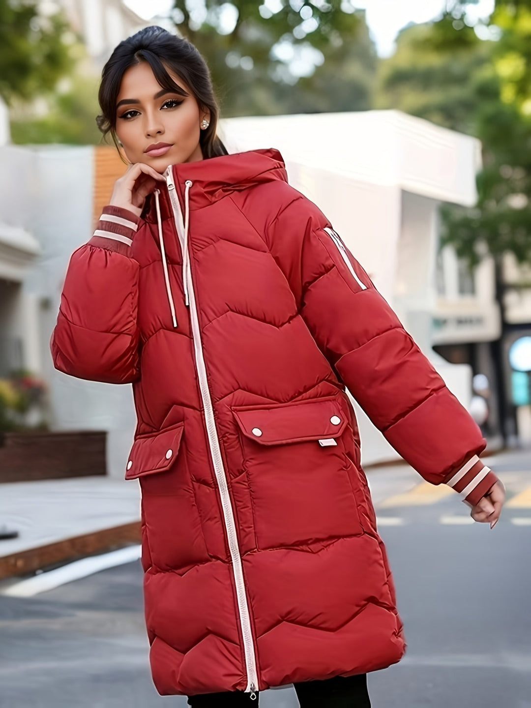 Drune | Winterjacke mit Kapuze für Damen - Perfekt für den Winter