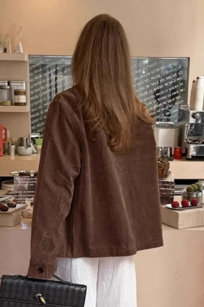 Drune | Wildleder Reversjacke