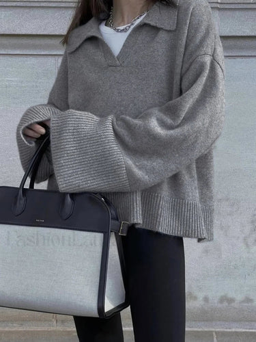 Drune | Cozy minimalist oversized knit sweater