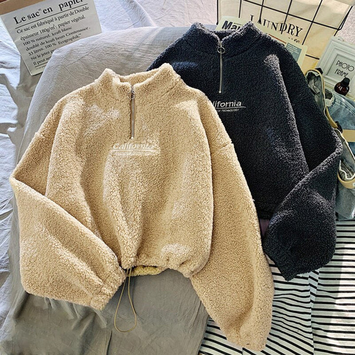 Drune | Damen Fleece-Pullover für kühle Tage