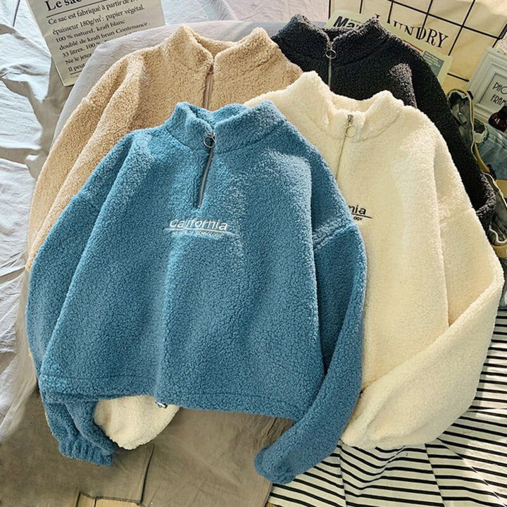 Drune | Damen Fleece-Pullover für kühle Tage
