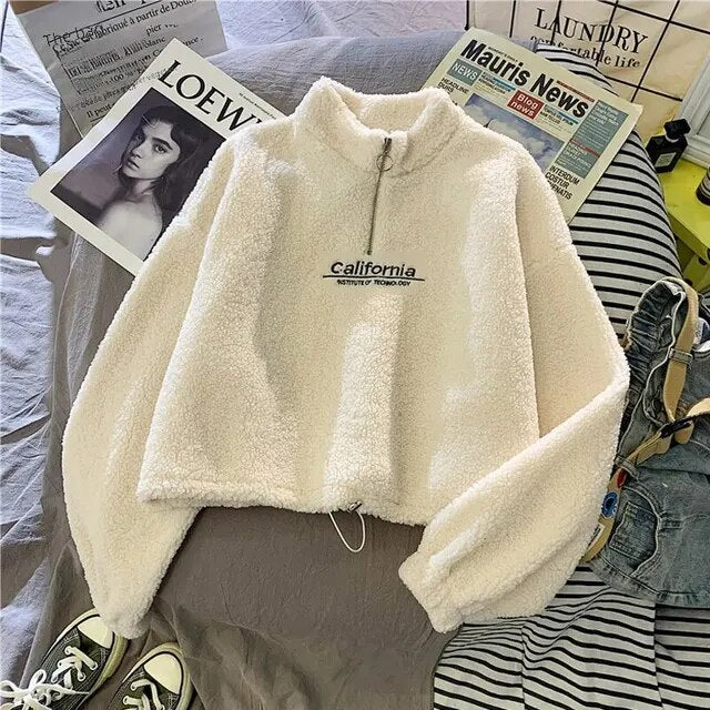 Drune | Damen Fleece-Pullover für kühle Tage