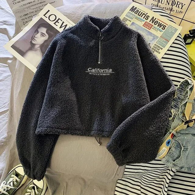 Drune | Damen Fleece-Pullover für kühle Tage