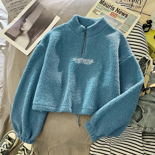 Drune | Damen Fleece-Pullover für kühle Tage