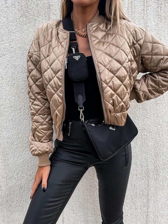 Drune | Gesteppte kurze Pufferjacke