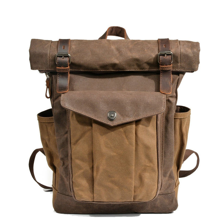 Drune | Canvas Rolltop Rucksack - LundaStyle - Nachhaltig und stilvoll für Abenteurer
