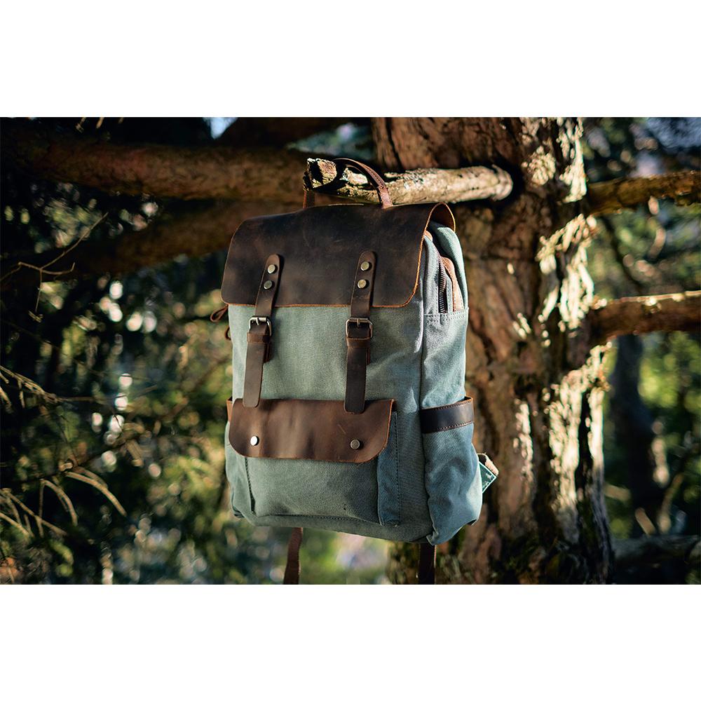 Drune | Canvas Rucksack - Stockholm - Stilvoller und nachhaltiger Rucksack für den täglichen Gebrauch