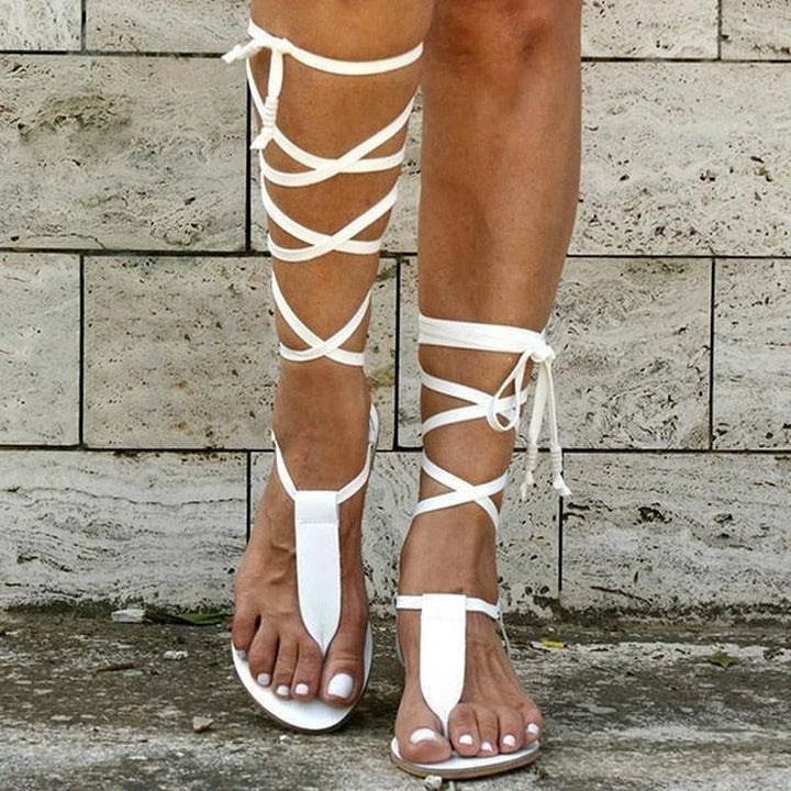 Drune | Trendy Gebundene Sandalen