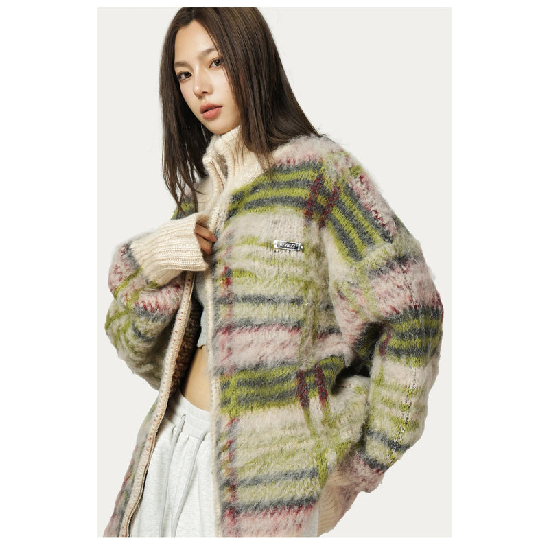Drune | Flauschiger Strickcardigan