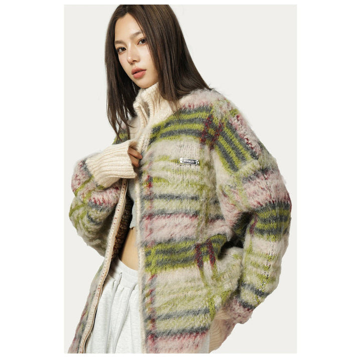 Drune | Flauschiger Strickcardigan