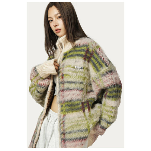 Drune | Flauschiger Strickcardigan