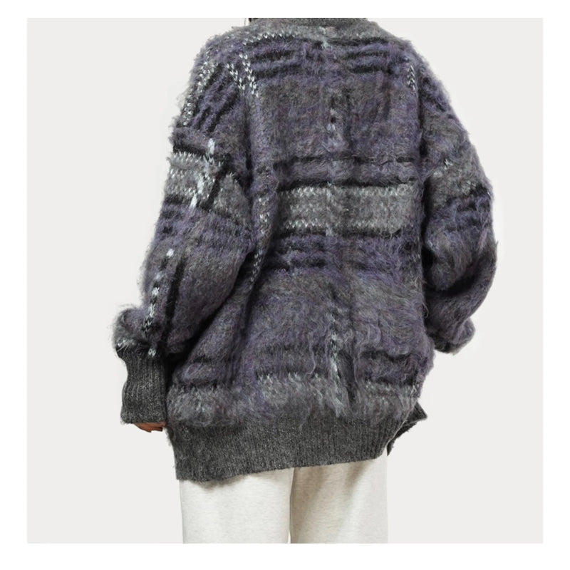 Drune | Flauschiger Strickcardigan