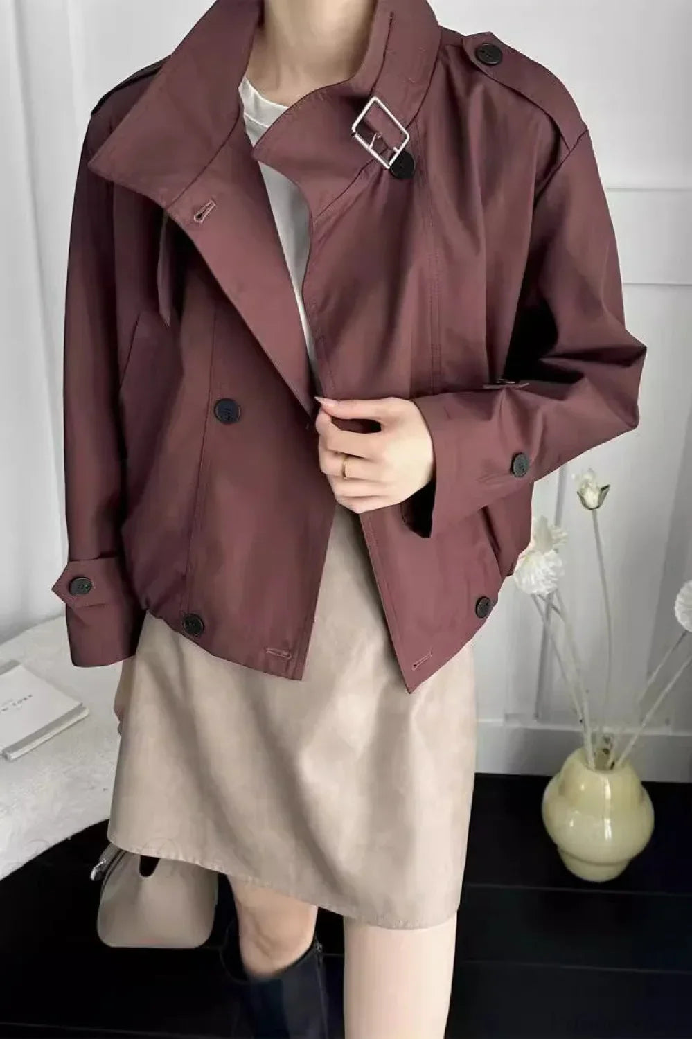 Drune | Cropped Casual Lockere Jacke