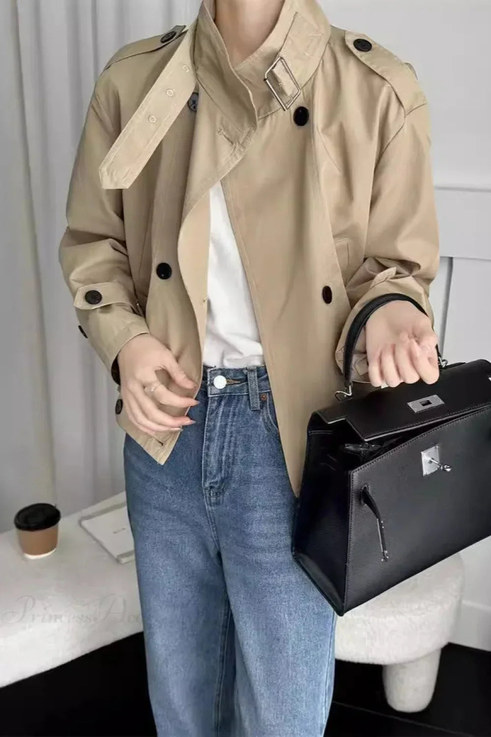 Drune | Cropped Casual Lockere Jacke