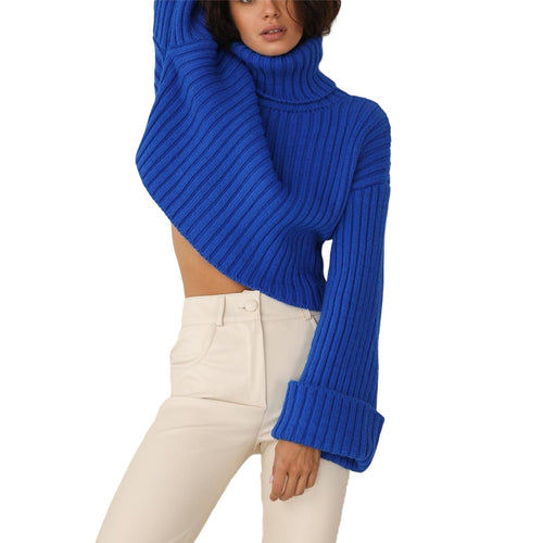 Drune | Damen Klassischer Rollkragenpullover