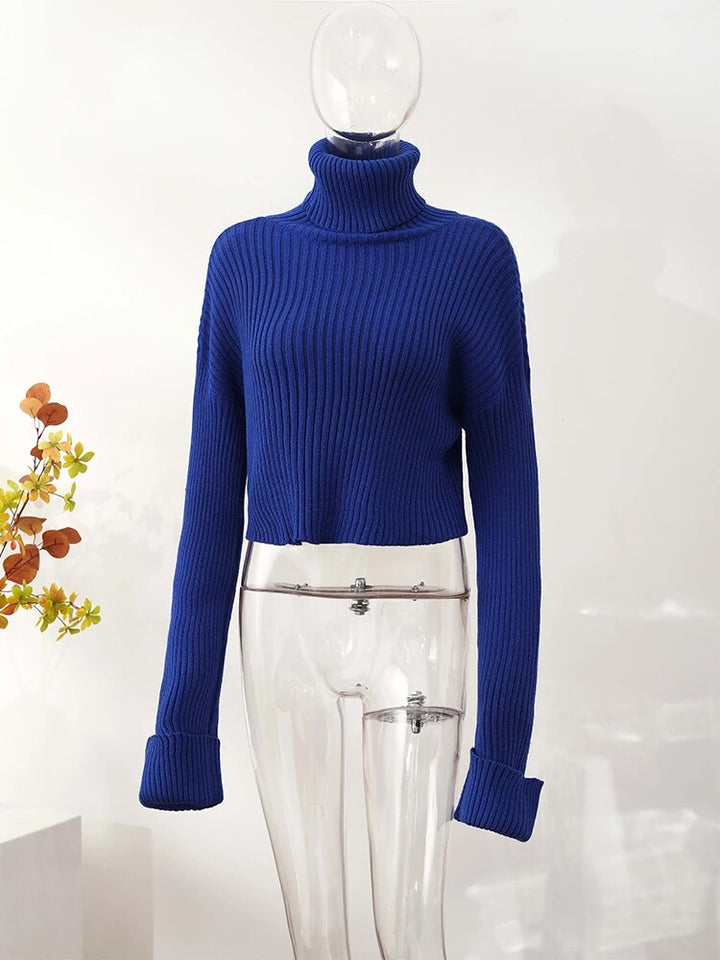 Drune | Damen Klassischer Rollkragenpullover