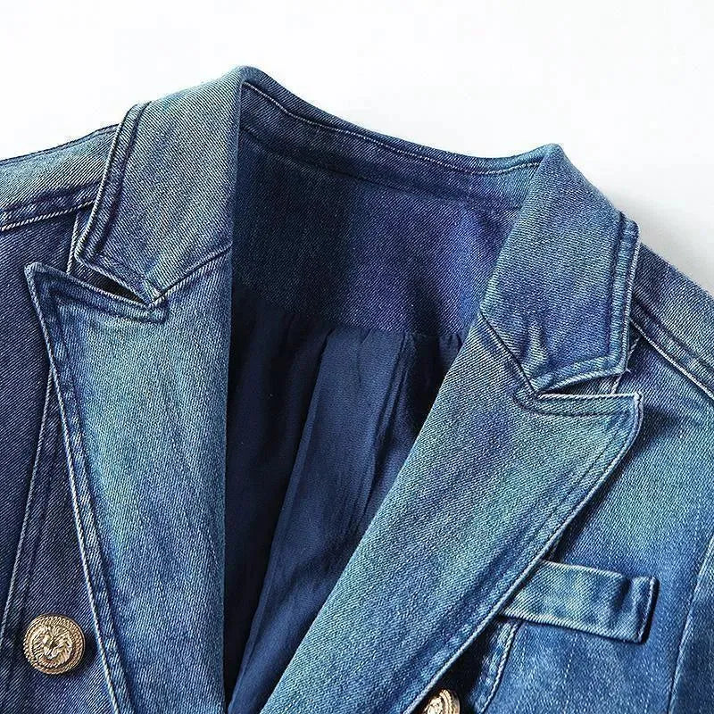 Drune | Freizeit Denim Blazer Damen - Freizeit - Unicolor