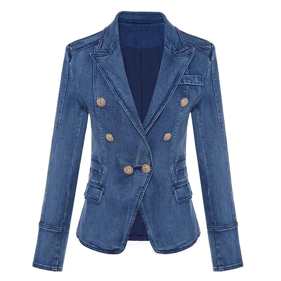 Drune | Freizeit Denim Blazer Damen - Freizeit - Unicolor