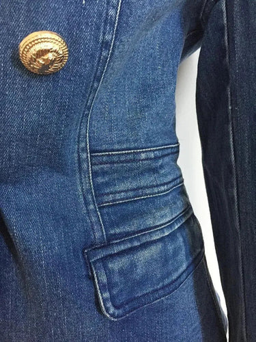 Drune | Freizeit Denim Blazer Damen - Freizeit - Unicolor