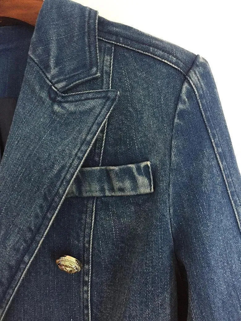 Drune | Freizeit Denim Blazer Damen - Freizeit - Unicolor