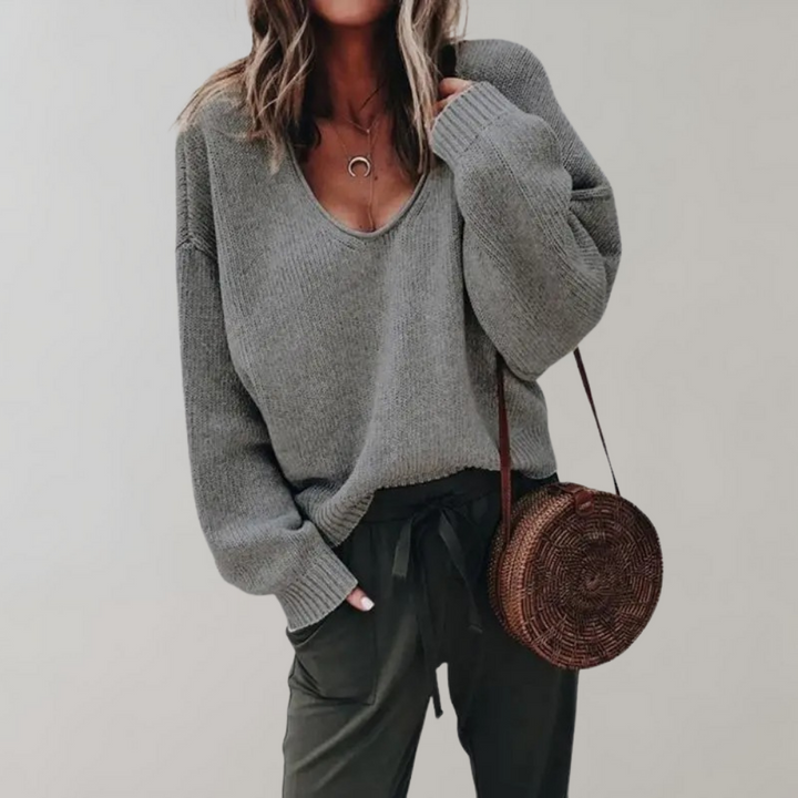 Drune | Lässiger Strickpullover für Frauen