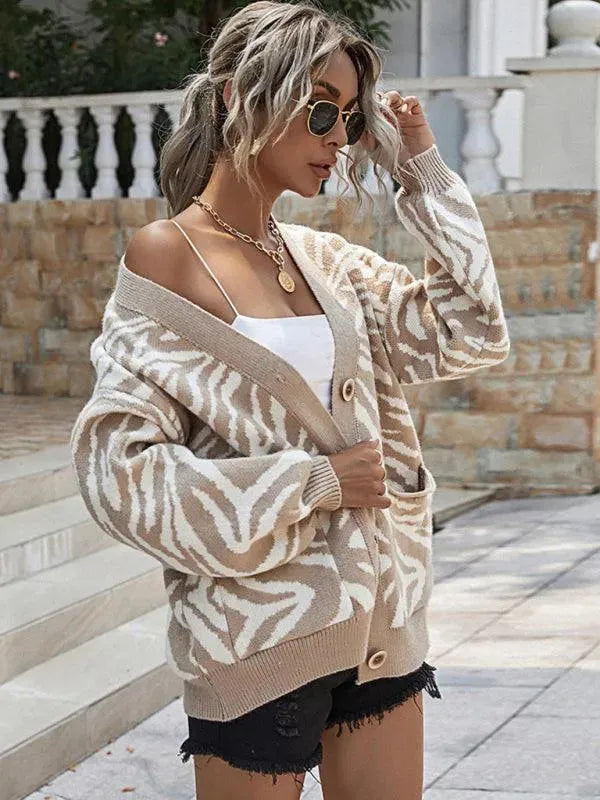 Drune | Lockerer Strickpullover Strickjacke