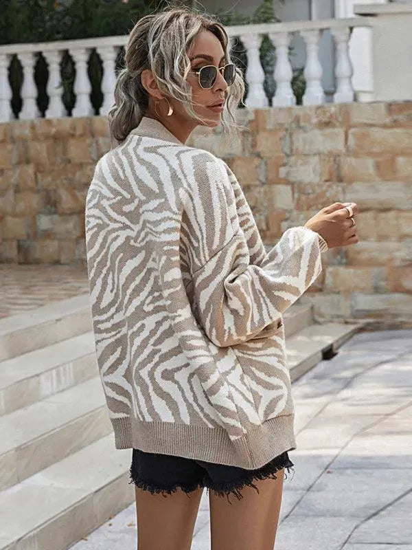 Drune | Lockerer Strickpullover Strickjacke
