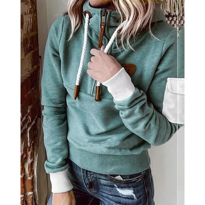 Drune | Freizeit Einfarbiger Hoodie