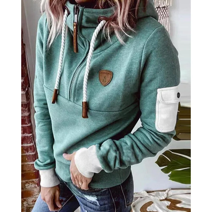 Drune | Freizeit Einfarbiger Hoodie