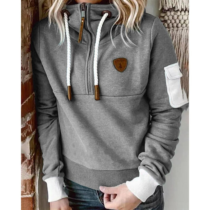 Drune | Freizeit Einfarbiger Hoodie