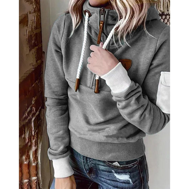 Drune | Freizeit Einfarbiger Hoodie