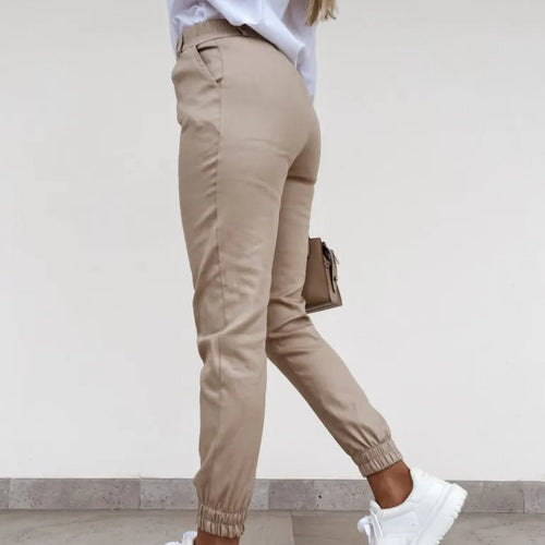 Drune | Schicke Slim-Fit Hose aus Stretchstoff