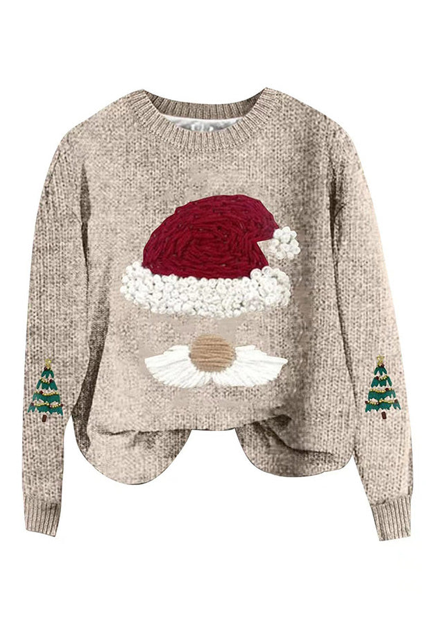 Drune | Lockere Passform Weihnachtsstrickpullover