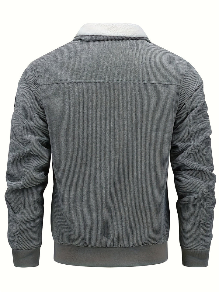 Drune | Warmen Jacke mit Cord und Fleecefutter Cordura und Polyester Robuste und Bequeme