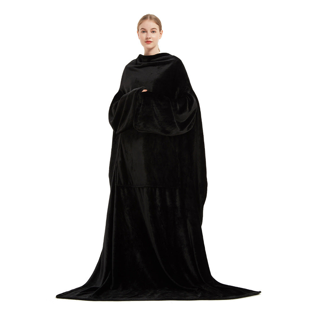 Drune | Tragbare Fleece-Decke mit Tasche