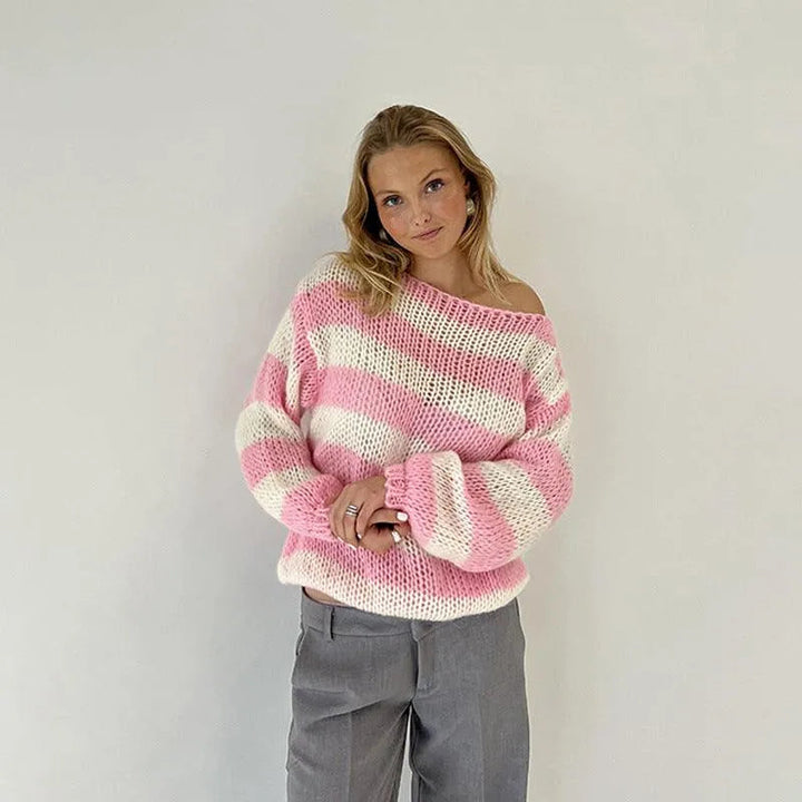 Drune | Gestreifter Pullover