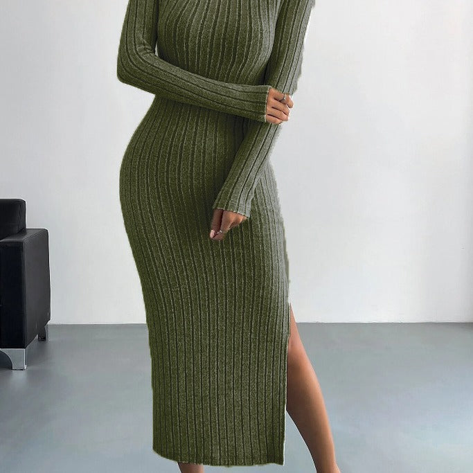 Drune | Gestricktes langes Kleid für Frauen