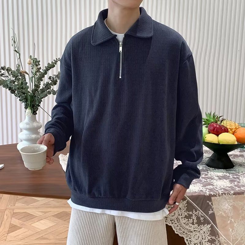 Drune | Herrenpullover mit Revers