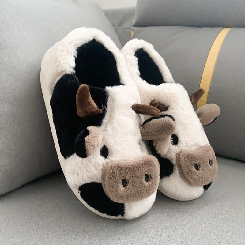 Drune | Bequeme Damen Hausschuhe mit Tiermuster