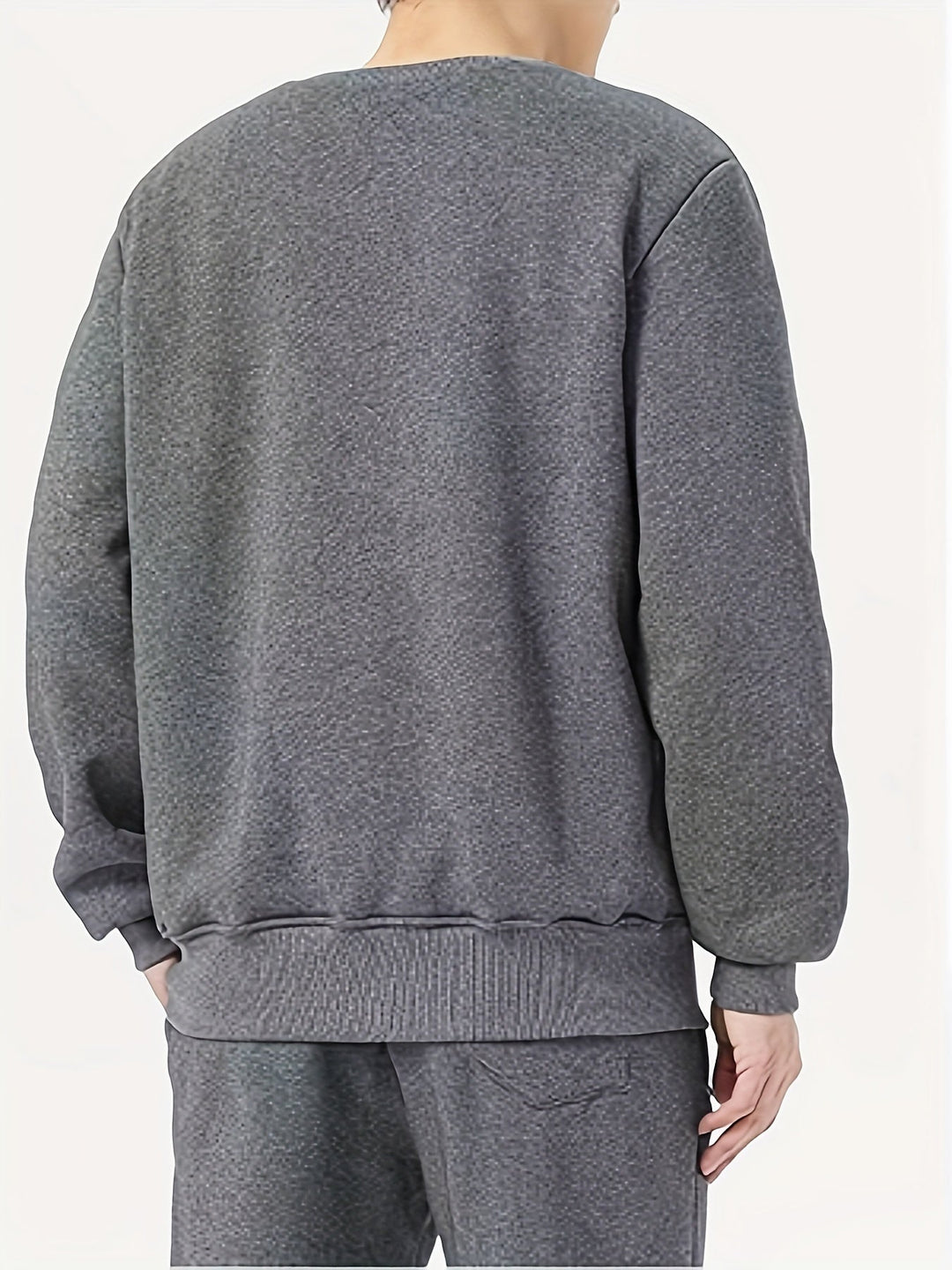 Drune | einfarbiger Baumwolle Sweatshirt für Männer - Perfekt für den Alltag