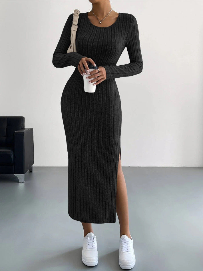 Drune | Gestricktes langes Kleid für Frauen