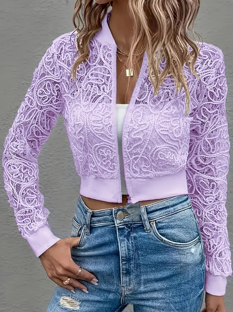 Drune | Crop Spitze Bomber