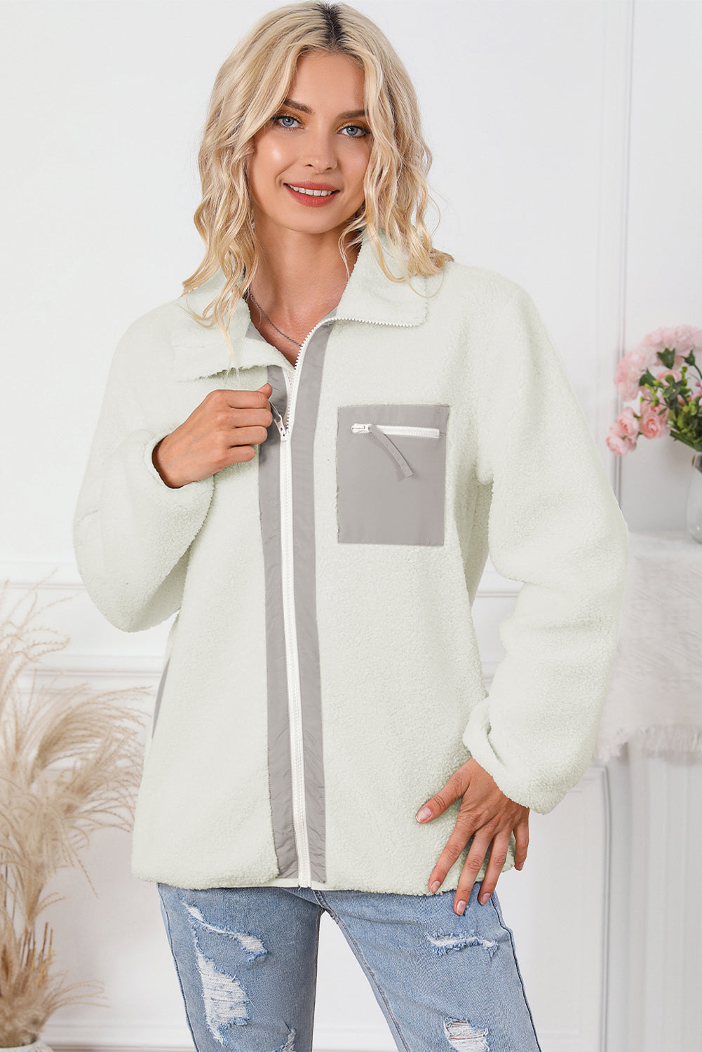Drune | Weiche Fleecejacke mit Reißverschluss Praktisch und Warm Perfekt Für Den Alltag